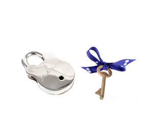 Valentine's Gift Ideas, Handmade Sterling Silver Padlock