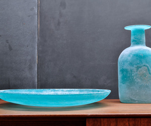 Vintage-cenedese-scavo-acid-bathed-low-bowl-and-bottle-m