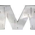 Vintage-salvaged-24-stainless-steel-avalon-cinema-letter-s