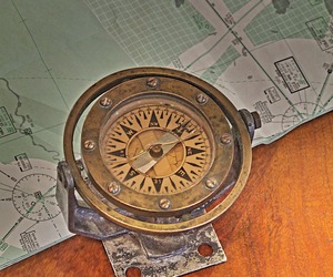 Vintage Ship's Compass