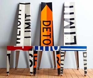 Vintage Street Sign Furniture