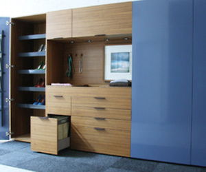 Wardrobes from henrybuilt's new Whole House line
