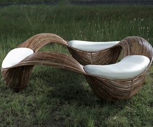 Wave Coffee Table and Sofa Furniture Design by Vito Selma