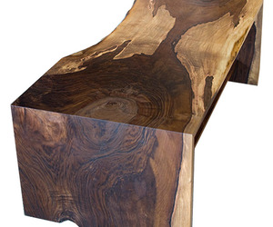 Western Walnut Live Edge Coffee Table by the Joinery