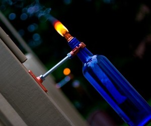 Wine Bottle Gas Lamp