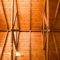 Wood-truss-vaulted-ceiling-s