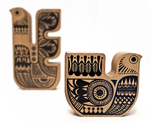 Wooden Soul Birds by Sanna Annukka