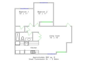 Great Commission Dr. (2br). Click for full-size image. Interior Image.