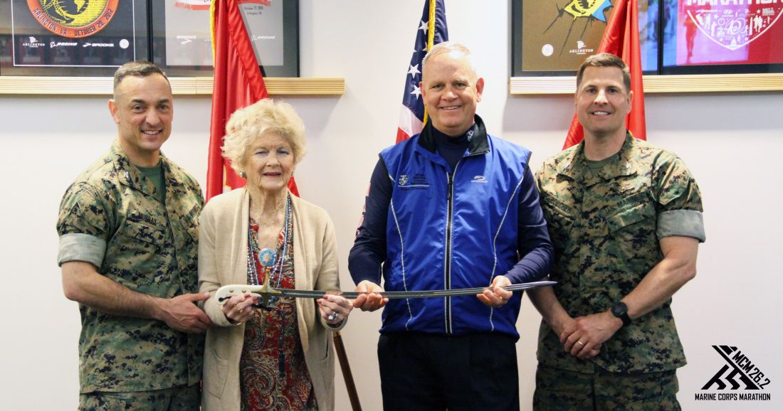 Col Fowler Marine Corps Marathon Quantico, VA