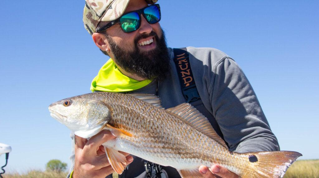Louisiana fishing guide Theophile Bourgeois