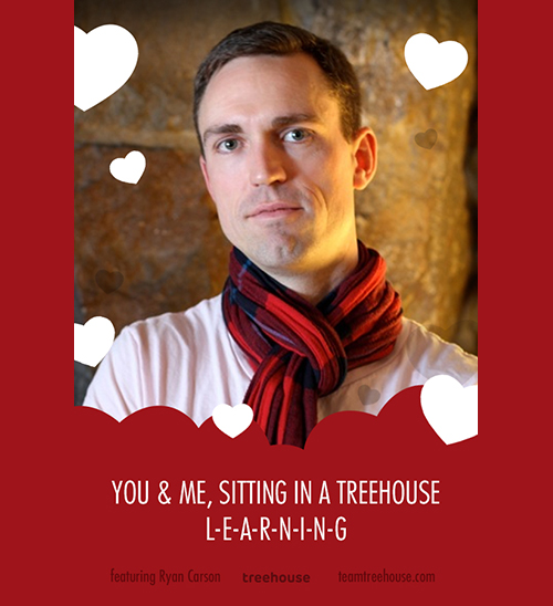 Ryan Carson's Valentine eCard