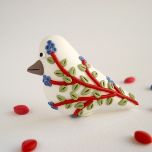 Berry Bird Brooch