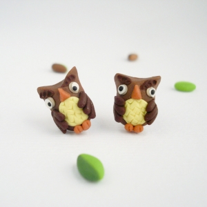 Wise Owl Post Earrings
