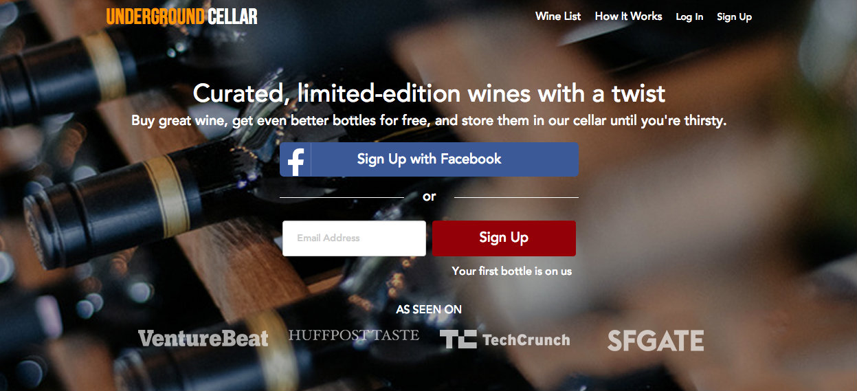 underground cellar landing