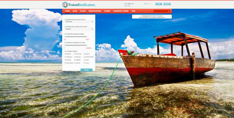 travelindicator landing