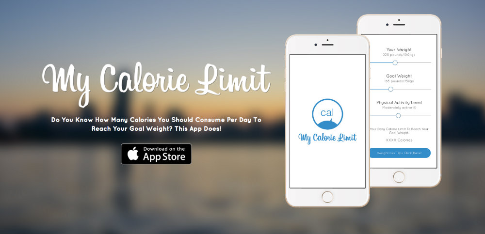 my calorie limit landing