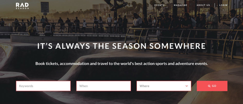 Rad Season home page
