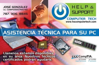 Reparaci&oacute;n de Computadoras por t&eacute;cnicos Certificados y Asistencia T&eacute;cnica para su PC. Llame ahora al 787.306.8845