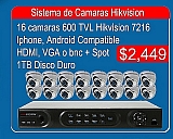 Camaras de Seguridad en Oferta / HIKVision 16CH