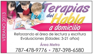 TERAPIAS DEL HABLA A DOMICILIO 787-478-9776
