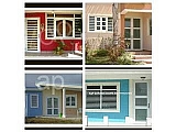 PUERTAS DE ENTRADA EN COMBINACION CON VENTANAS