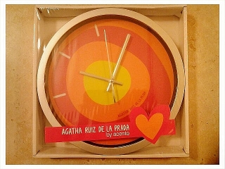 Reloj de Pared Original Agatha ruiz de la prada