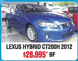 Lexus Hybrid CT200H