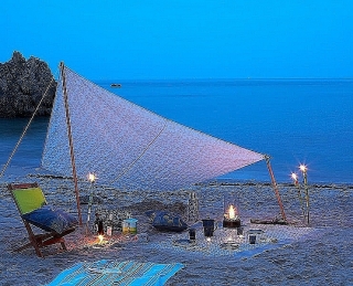 Cena Romantica en la playa