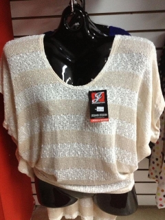 Camisa de Lineas Crema