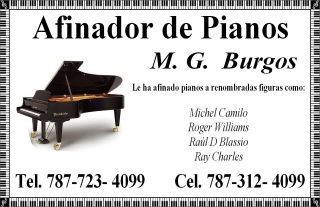 Afinador de Pianos en Puerto Rico