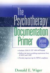 Psychotherapy Documentation Primer