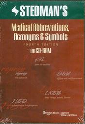 Stedman's Medical Abbreviations, Acronyms and Symbols on CD-ROM for Windows