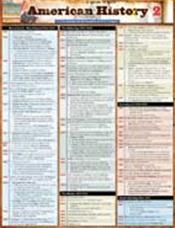American History 2 Laminated Reference Chart