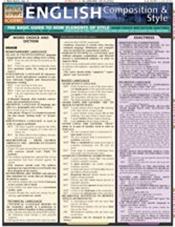 English Composition and Style Laminated Reference Chart