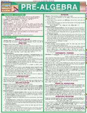 Pre-Algebra Laminated Reference Chart