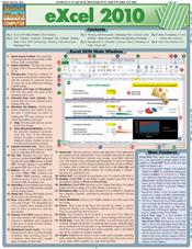 Excel 2010 Laminated Reference Chart