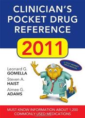 Clinician's Pocket Drug Reference 2011