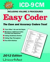 ICD-9 CM 2012: Easy Coder Including Volume Three Procedures