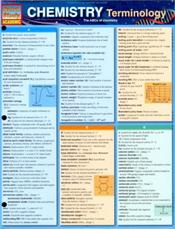 Chemistry Terminology Laminated Reference Chart