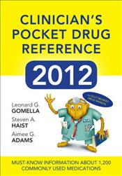 Clinician's Pocket Drug Reference 2012