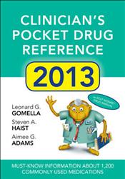 Clinician's Pocket Drug Reference 2013