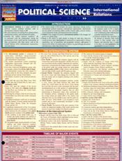 Political Science-International Relations Laminated Reference Chart