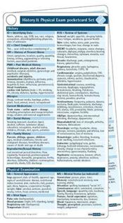 History and Physical Exam Pocketcard Set