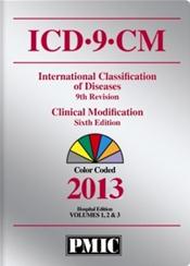 Coder's Choice ICD-9-CM 2013 Hospital Edition. Color Coded. Volumes 1, 2, and 3 in 1 Book