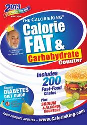 Calorie King: Calorie, Fat and Carbohydrate Counter 2013