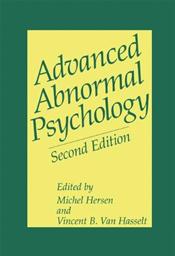 Advanced Abnormal Psychology