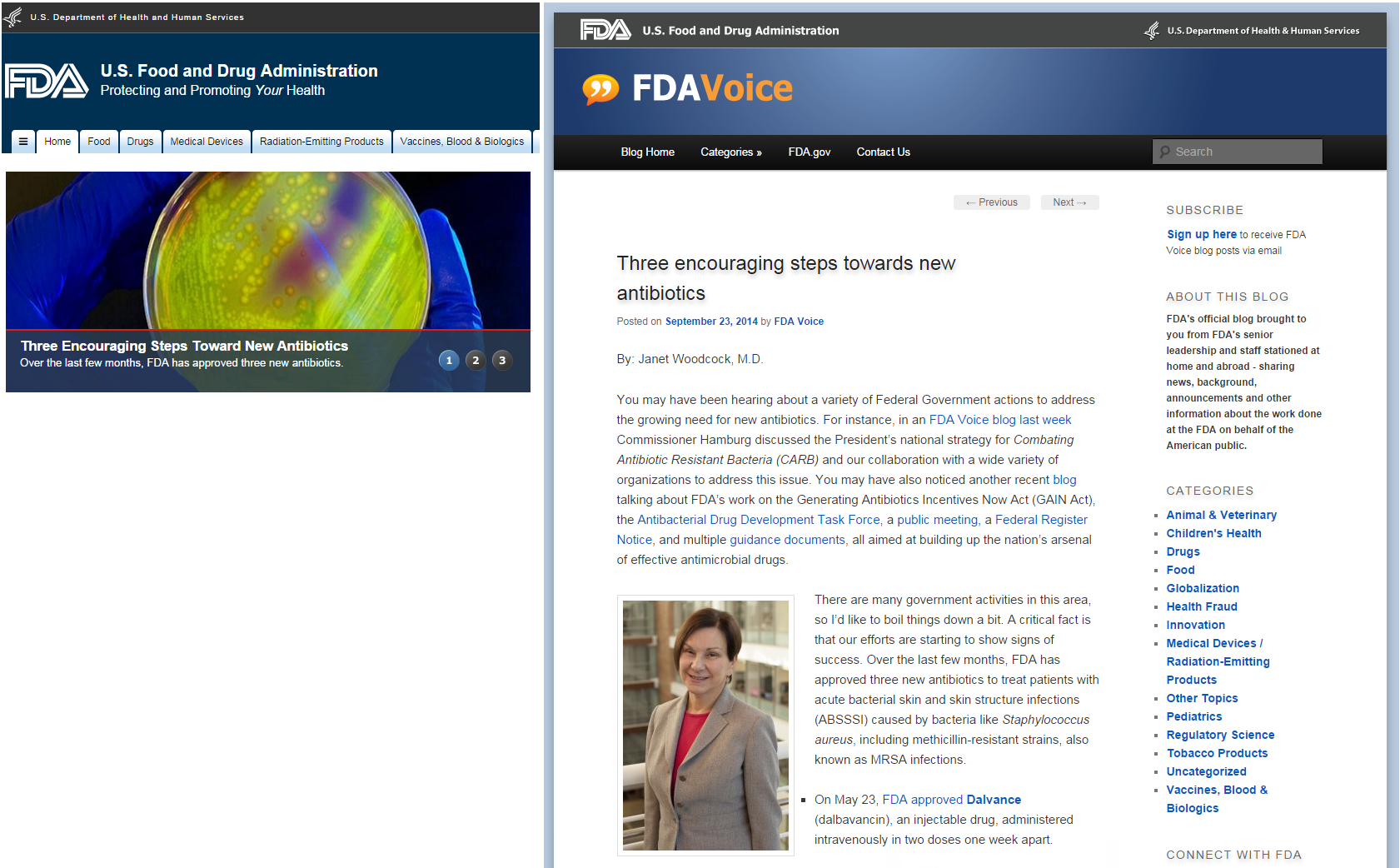 "Encouraging Steps..." link leads to "Encouraging Steps..." article
