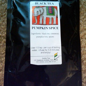 pumpkin spice from Subtle Tea