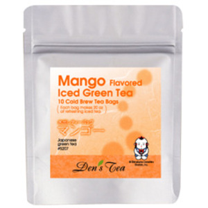 Mango Iced Green Tea Bags from Den's Tea
