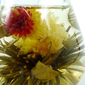 18 Blooms Handmade Blooming Flower Tea (Jasmine, Green) from Chinese Kung Fu Tea Art eBay Store